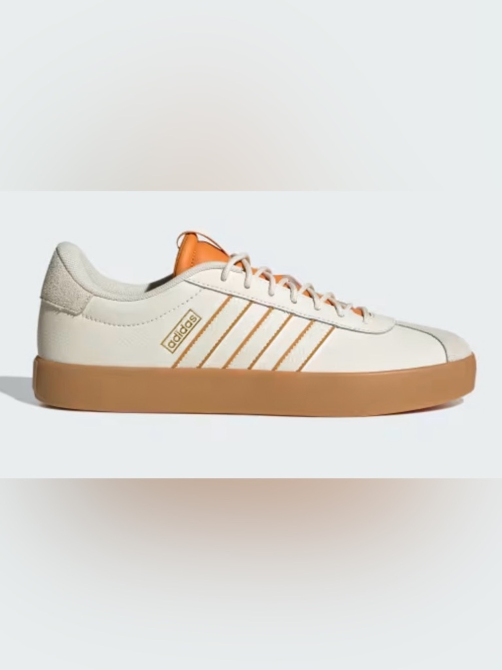 adidas Vl Court 3.0 Shoes owhite/ivory/orbgry NWOT men’s 7 woman’s 8.5